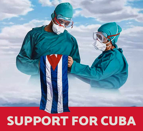 support cuba banner