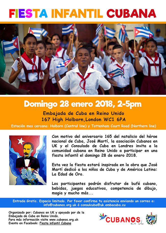 fiesta infantil cubanos en uk