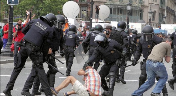 Police brutality in Spain