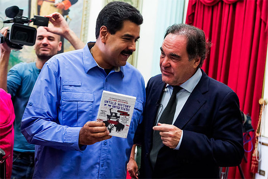 Oliver Stone y Nicolas Maduro