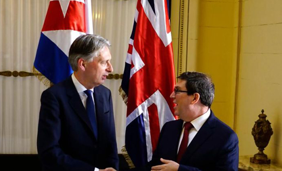 Philip Hammond and bruno rodriguez